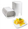 Cortador de Patatas Manual, Cortador de Patatas Fritas Profesional, Verduras con Rejillas para Cortar (Blanco)