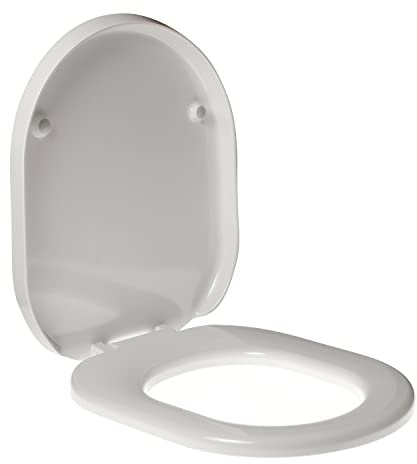 Copriwater per IDEAL STANDARD TONIC AVVOLGENTE come ORIGINALE TERMOINDURENTE BIANCO cerniera inox