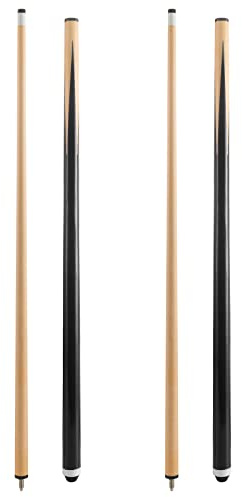 HMQQ - Tacos de billar de 147 cm, set de 2 o 4. Set de 4 de 567 g, set de 2 o 4 de 122 cm, con distintas opciones de peso, tamaño y cantidad (set de 2 de 147 cm y 567 g)