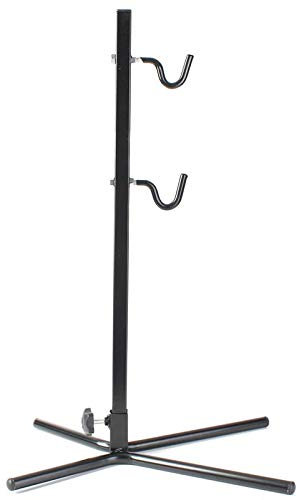 Hallenwerk Fahrrad Montageständer Reparaturständer Fahrradhalter Fahrradständer mit verstellbaren Haken BS02
