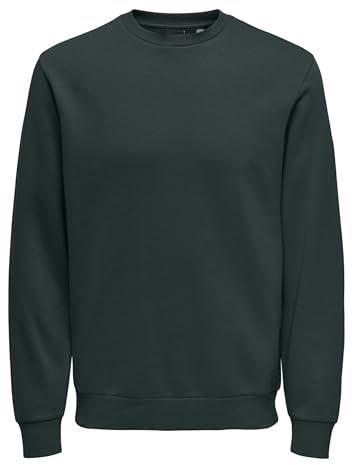 ONSCERES Crew Neck NOOS, Mörkaste granen, M