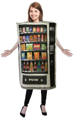 Senermter Costume da cibo per adulto | Abiti divertenti per distributori automatici - Giochi di ruolo di carnevale natalizio, travestimenti per feste
