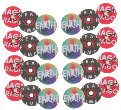ABOOFAN Car Scented Fragrant Tablets Aromatherapy Pads 24pcs Essential Oil Diffuser for Record Player Air Freshener Suitable for Driving Environment