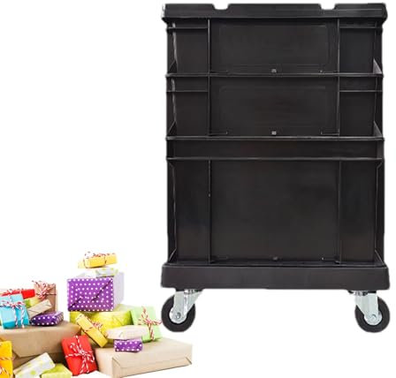 Boîte à outils roulante robuste de 50,8 cm – Rangement industriel portable avec couvercle verrouillable | Coffre d'atelier mobile pour garage, construction et utilisation à la maison