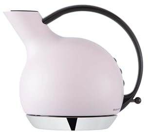 BUGATTI, Giulietta, bollitore elettrico di design con filtro antialcare rimovibile, capacità 1,2 litri, bollitore in acciaio inossidabile 18/10 (rosa)