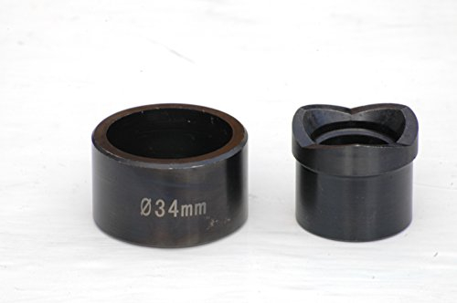 Pro-Lift-Werkzeuge Lochstanze rund Ø 34 mm Blechlocher Spaltstempel Lochschneider