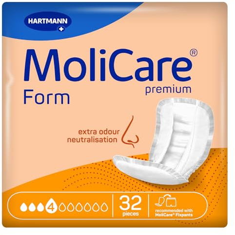 MoliCare Premium Form, zur Verwendung mit MoliCare Fixpants, 4 Tropfen, 32 Stück