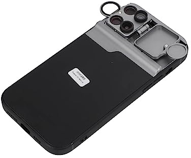 Étui de Téléphone Multi-objectifs, étui de Téléphone Portable 5 en 1 avec Filtre CPL TéléObjectif Macro 10X 20X et Objectif Fisheye 180° pour 13 Pro