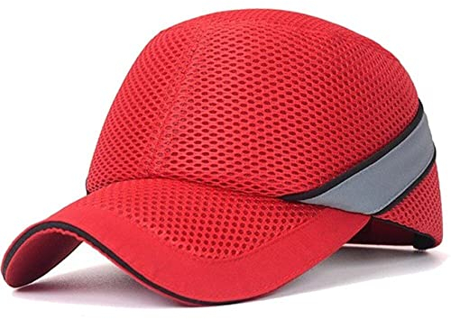 Fituenly Arbeitssicherheit Schutzhelm Beule Cap Hard Inner Shell Baseball Hat Style for Work Factory Shop Mit Kopfschutz Tragen