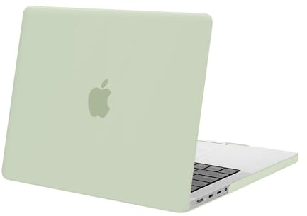 MOSISO Kompatibel mit MacBook Pro 14 Zoll Hülle 2025 2024 2023 2022 2021 M5 M4 M3 M2 M1 A3434 A3112 A3185 A3401 A2918 A2992 A2779 A2442 Touch ID, Schutzhülle Kunststoff Hartschale, Salbei Grün