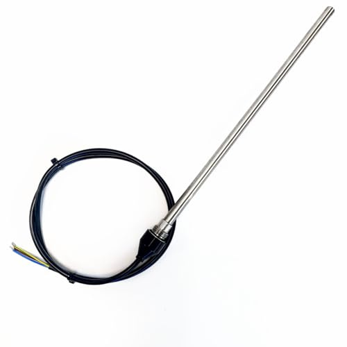 Valdern Black Electric Heating Element for Bathroom Heated Towel Rails and Radiators (150W, 200W, 250W, 300W, 400W, 600W), (300W)