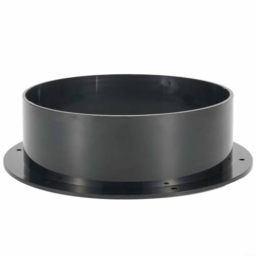 Conector de brida de tubo recto, conectores de tubo de ventilación de 50 mm/150 mm/250 mm para conexión entre extremos de tubería (150 mm)