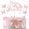 Topper per Torta di Compleanno Con Farfalla Rosa, Decorazioni a Tema Farfalla per Torte