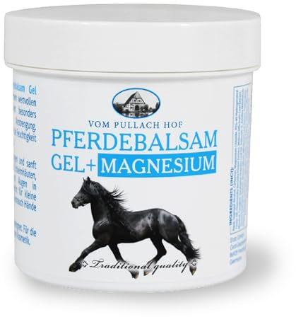Gel/Crema Bálsamo de Caballo para Dolores Musculares y Articulares - Alivio de Dolor de Espalda, Con Aceites Esenciales, Ideal como Masajeador Cervical y de Espalda