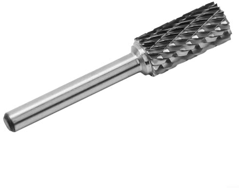 CWOQOCW 1Pc Carbide Rotary Tool, Carbide Rotary File Milling Metal Grinding Cutter Burr Head Drill Bit for Grinder Drill and Straight Edge(12mm)