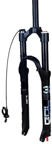 QAINKUN Federgabel MTB Suspension Rebound Einstellung Doppel Air Gabel 26/27,5 er/29er Zoll Magnesium Legierung Quick Release Fahrrad Teile Fahrradgabel(26Black Remote)