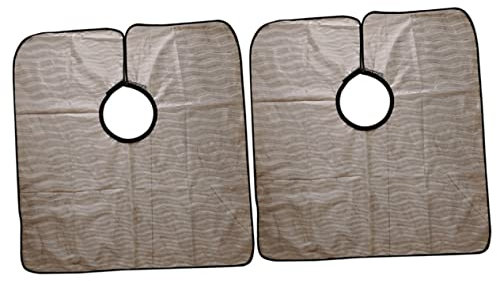 BELLIFFY 2stücke Salon Haarfärbemittel Kragen Haarschneideumhänge Stylist Wrap Kragen Pack Leicht Abwischbar Für Friseur Färben Dauerwellen Schneiden Salonbereich