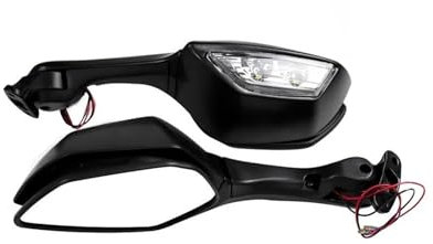 HZBHD Motorradspiegel, Blinker, Rückspiegel, Rückfahrkamera, Für, Für Ninja ZX-10R 2011-2020, H2 2014-2015