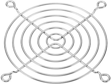 Tiardey Griglia Ventola da 90 Mm Telaio Griglia Ventola Rete di Protezione Ventola di Raffreddamento in Acciaio Griglia Ventola A Maglie Copertura Ventola