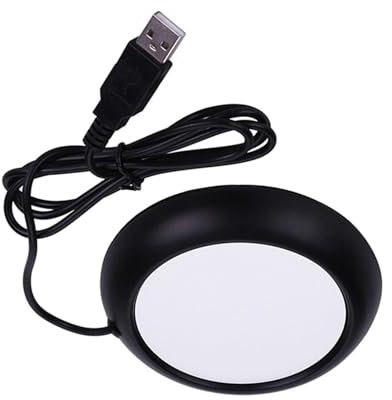 SustVita USB Plaque Chauffe Boisson Électrique Tasse À Café Plus Chaud Thé Café Chauffe Pad pour La Maison et Le Bureau (Matte Black)