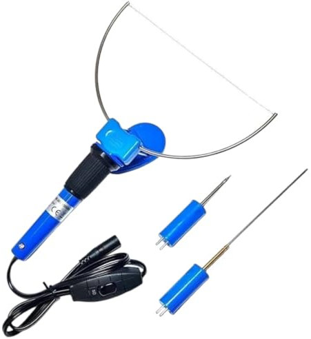 Kit Taglia Polistirolo Taglierina a Caldo Elettrico Empotec Professionale Schiuma Lettere Presepe Diorama Hobby 3 in 1 Seghetto Punte Intercambiabili Hobbistica Artigianato Saldatore Taglio
