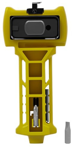 Kit de instalación de cincel de herramienta de mortaja de pestillo de puerta para puntuación precisa y cincelado para pestillo cuadrado o redondo, puertas de 1-3/8 pulgadas o 1-3/4 pulgadas de grosor
