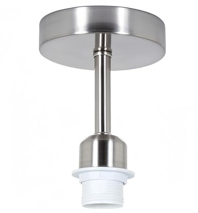 HQTS Ceiling Light Fitting, Pendant Light Fitting with E27 Screw Bulb Holder Suitable for Lamp Shades