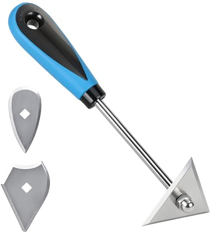 PYserne Paint Scraper Tool, Paint Scraper for Wood with Replacements (Triangle Combination Heart) Stainless Steel Shave Hook for Painters Carpenters Plasterers Home Improvement