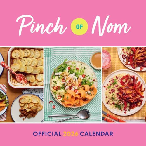 2026 CALENDAR PINCH OF NOM MONTH TO VIEW SQUARE WALL CALENDAR OFFICIAL PRODUCT