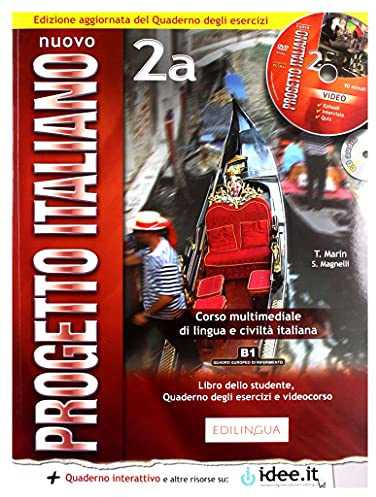 Nuovo progetto italiano. Con CD-Audio. Con CD-ROM. Libro dello studente e quaderno degli esercizi (Vol. 2A): 4 volumes): Libro studente + quaderno de