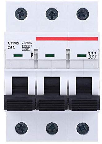 GYM9-C65 Leitungsschutzschalter, 3P 230/400VAC 50/60Hz IP20 Leistungsschalter, Sicherungsautomat für DIN Schienenmontage(63A)