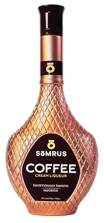 Somrus - Coffee Cream Liqueur - Hand-Crafted Rum, Real Dairy & All-Natural Flavours - 15% ABV, 70cl