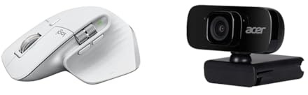 Logitech MX Master 3S & Acer FHD Conference Webcam