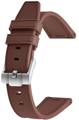 ULLCHRO Uhrenarmband 20mm Wasserdicht, Kautschuk Armband 22mm für Sport, Armband Herren Uhr aus Gummi, Uhrenarmbänder
