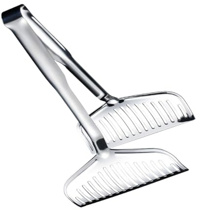 Kitchen Cooking Tongs, Big Size Spatula Tong, Grill Tongs for Cooking BBQ, Heavy Duty Extra Long Grilling Tongs, Food Shovel Clip for Steak Fish Bread Hamburger BBQ Frying Pancake Pies Pizza