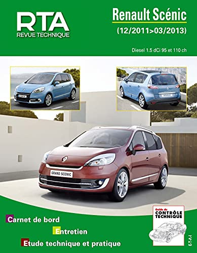 E.T.A.I - Revue Technique Automobile B788.5 - RENAULT GRAND SCENIC III PHASE 2 - 2011 à 2013
