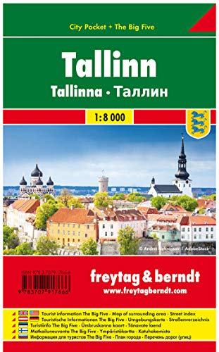 Tallinn. Stadtplan. 1:10 000