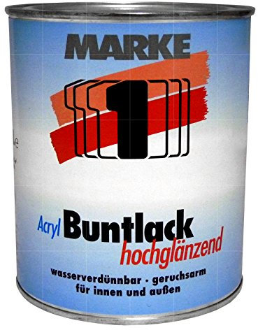 Marke 1 Acryl Buntlack hochglänzend - 0,75L (6002 Laubgrün)