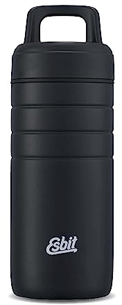 Esbit Isolierflasche Majoris | Thermobecher | Edelstahl | BPA-Frei | Schwarz, Silber & mehr | 1L & mehr | große Öffnung