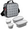 Tatay Urban Food Casual - Bolsa Térmica Porta Alimentos, 3L de Capacidad, con 4 Tuppers Herméticas, 3 litros, Color Barcelona