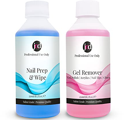 JND Nail Prep Wipe & Gel Remover Duo Pack (2x 250ml)
