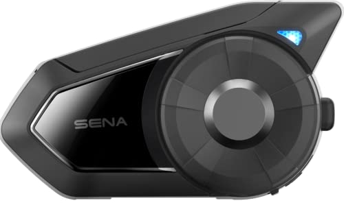 Sena 30K Motorcycle Bluetooth Headset/Mesh Communication System with HD Speakers, Black, Dual Pack