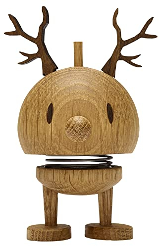 Hoptimist Figura decorativa Renna Bumble S Oak, Figura oscillante, Renna, Oak, 7,8 cm