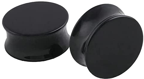 Aieci Orecchini Dilatatori 12mm Dilatatori Lobo Chiusi Flesh Tunnel 12mm Acrilico Tunnel Plug Orecchie