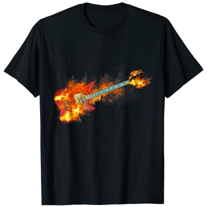 Gitarre Tshirt Gitarrist Konzert Gitarristen Musik Vintage T-Shirt