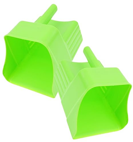 YARNOW 2pezzi Pala Da Giardino in Plastica Paletta Per Mangime Per Bestiame e Pollame Strumento Multifunzionale Design Ergonomico Facile Da Pulire e Trasportare