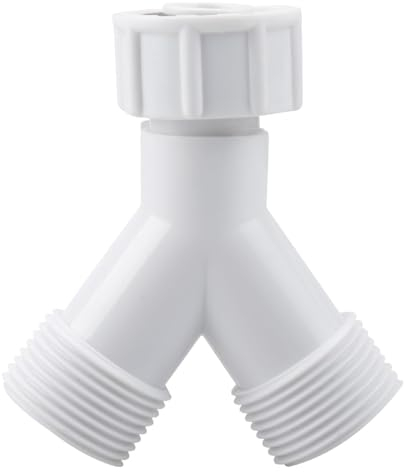 Vanyibro Plastic Appliance Inlet BSP Hose Y-Piece Splitter Connector,Premium 3/4 inch Y Shape Connector for Washing Machine and Dishwasher,Convenient and Reliable