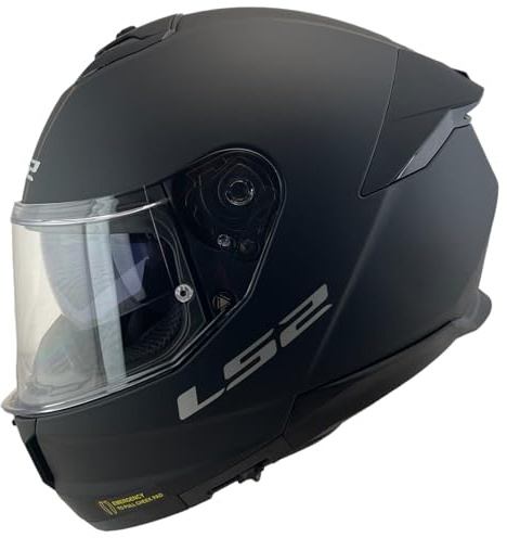 DOBLE XX LS2 Helm Integralhelm KPA FF808 Stream II, Größe S (55/56), Schwarz matt 22.06