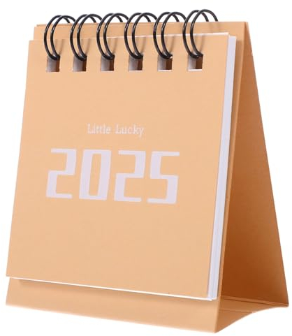 ORFOFE Kleiner Tischkalender 2025 Mini-tischkalender Für Lehrer Dekorativ Und Funktional