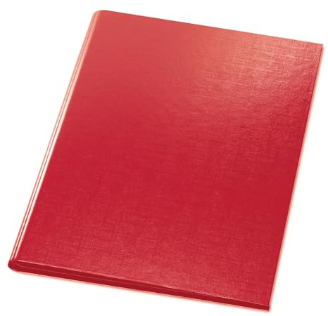 Exacompta - Art.-Nr. 18295E - 10er Karton mit Klemmbrett mit Klappe - Stifthalter - Kunststoffhülle im Winkel - Größe 23 x 32 cm für DIN A4 Dokument - rot
